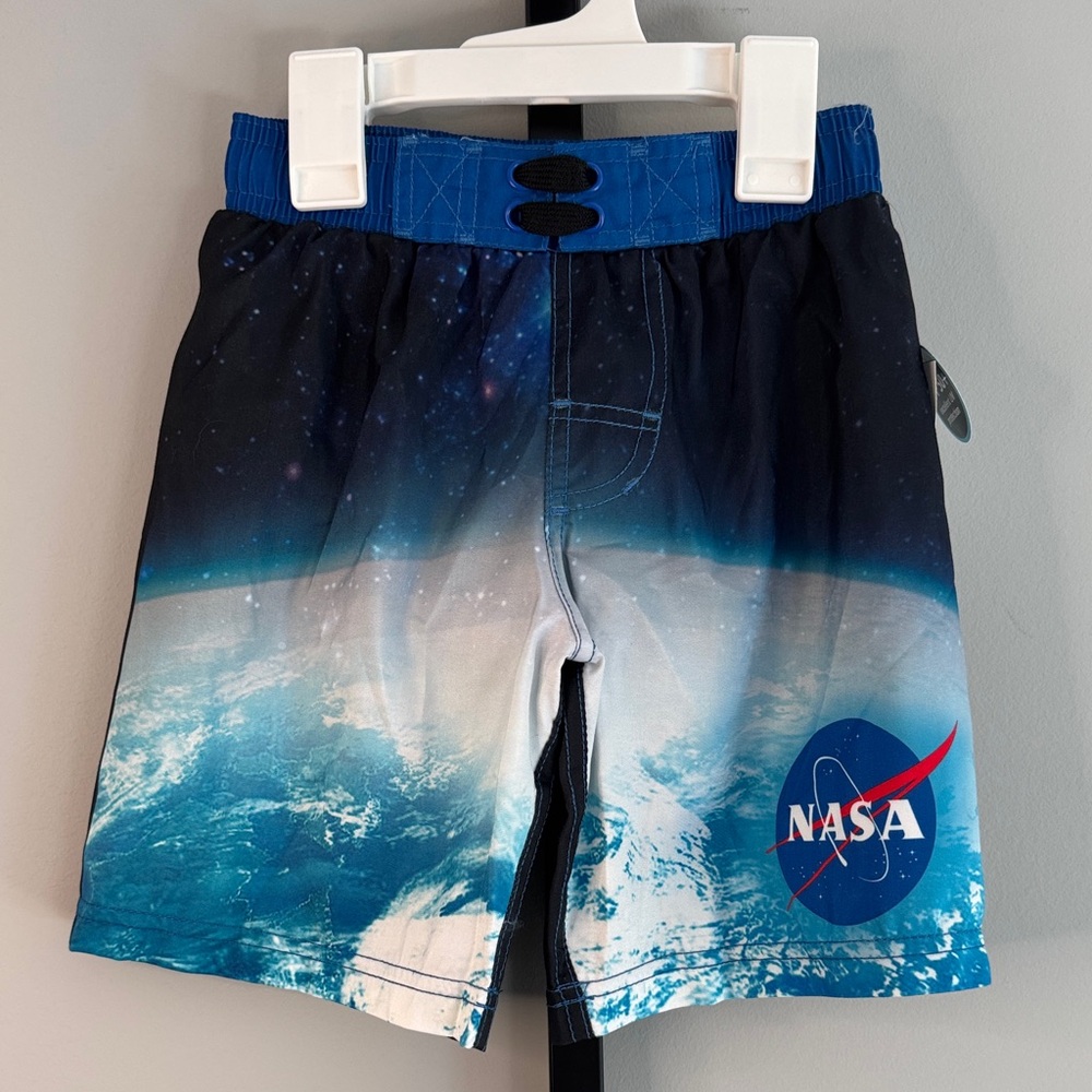 MAD Engine NASA Boys Swim Shorts Trunks Size XS New NWT
